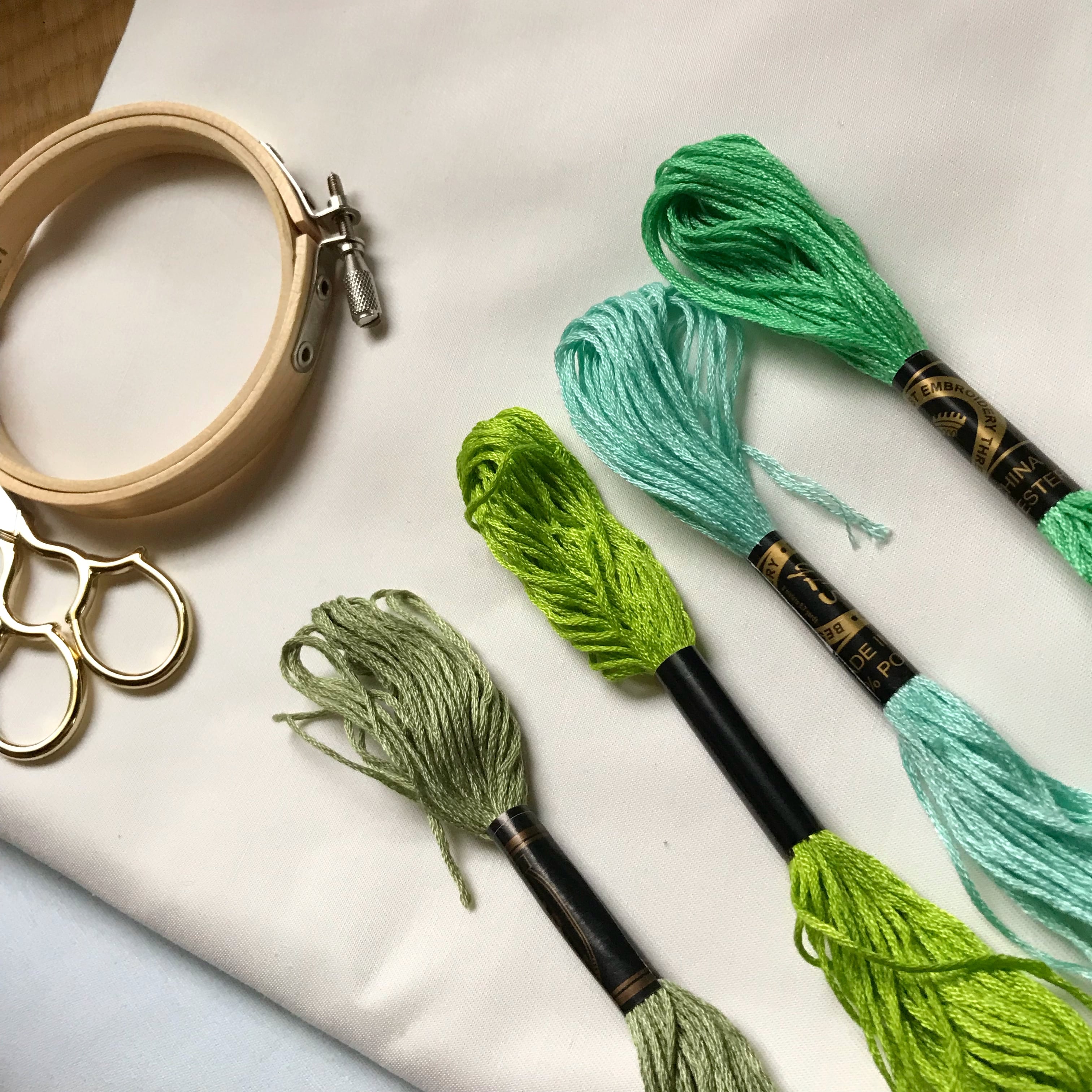 刺繍糸はdmcがいい？コスモやオリムパス25番の特徴をご紹介！ | kumagoroの刺繍教室